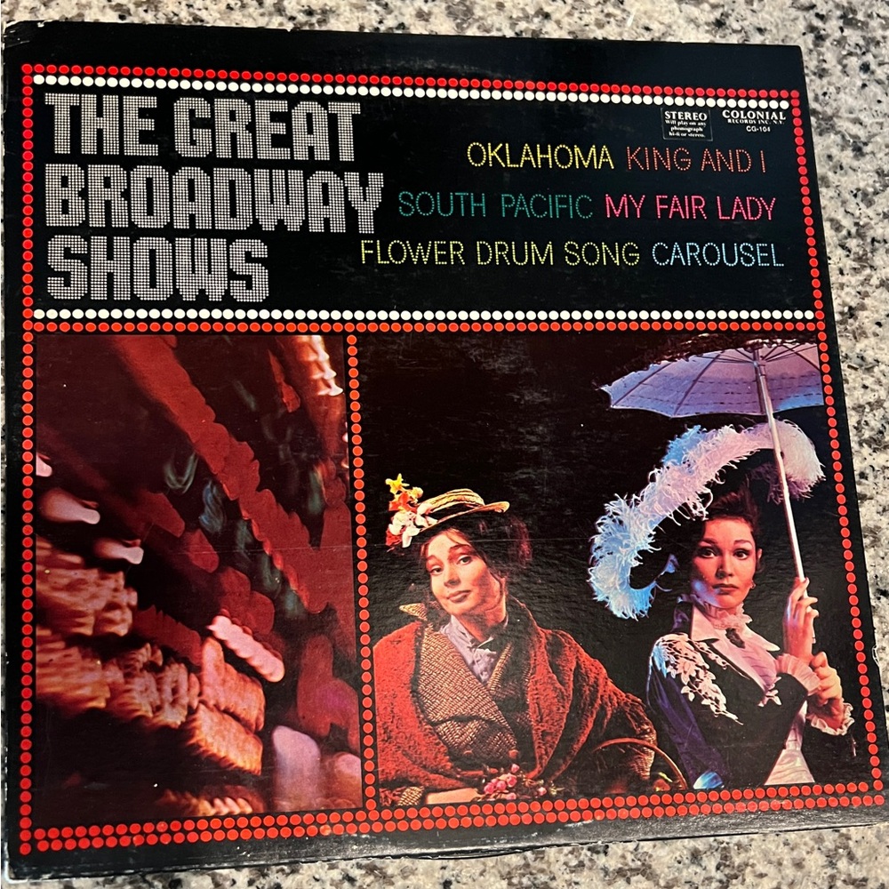 The Great Broadway Shows Vinyl Record